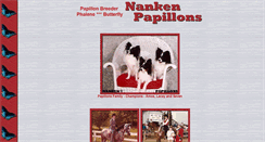 Desktop Screenshot of nankenshowpapillons.com